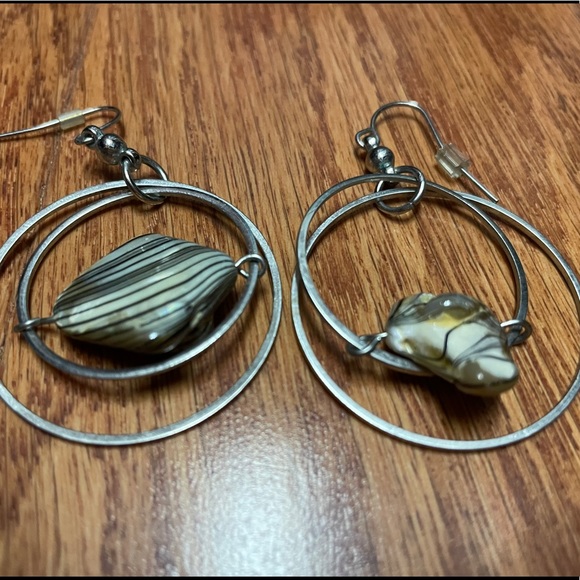 Hoop Necklace and Earring Set - Picture 3 of 3